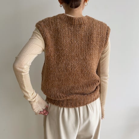 《予約販売》warm knit vest_nt1449