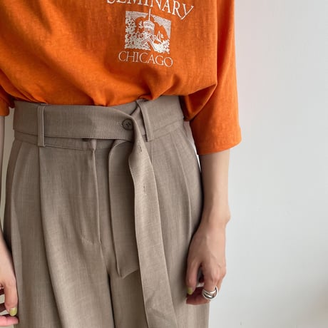 《予約販売》belt long pants/2colors_np0617