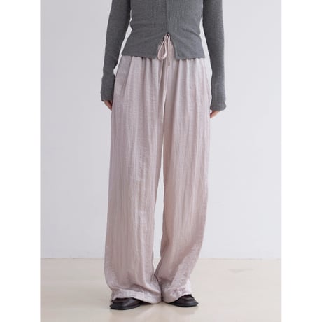 《予約販売》2way satin easy pants/2colors_np1219