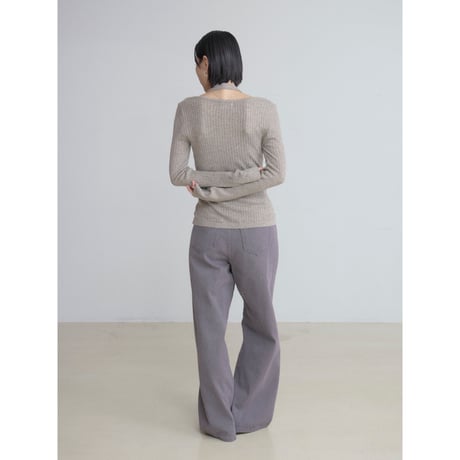 《予約販売》dokking holrer neck knit tops/2colors_nt2495