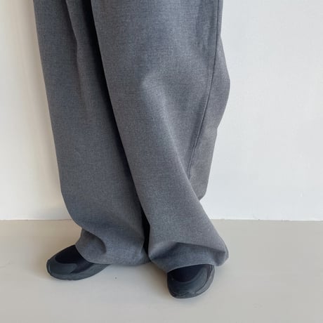 《予約販売》two tuck mannish wide pants/2colors_np0935
