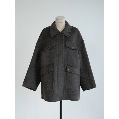 《予約販売》HANDMADE pocket coat/2colors_no0490