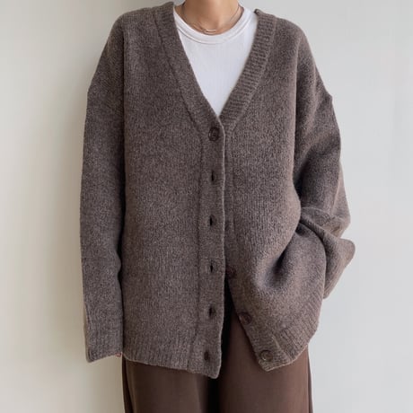 《予約販売》melange knit cardigan/2colors(unisex)_nt1892