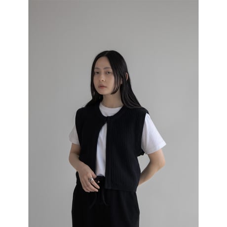 《予約販売》jacquard knit vest/2colors_nt2038