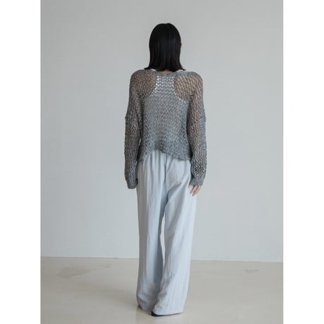 《予約販売》low gauge summer knit tops/2colors_nt2345