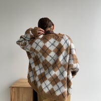 《予約販売》argyle over knit_nt1115