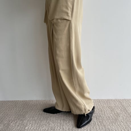 【nokcha original】2way pocket pants/beige_np0665
