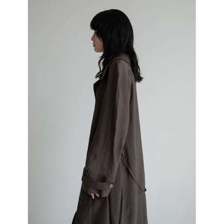 《予約販売》sheer rich shirt coat/2colors_no0451