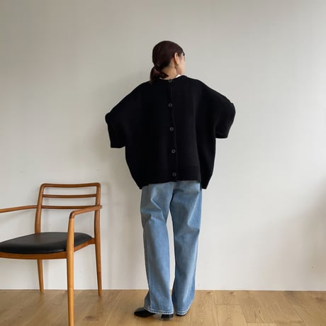 《予約販売》2way over knit cardigan/2colors_nt1464