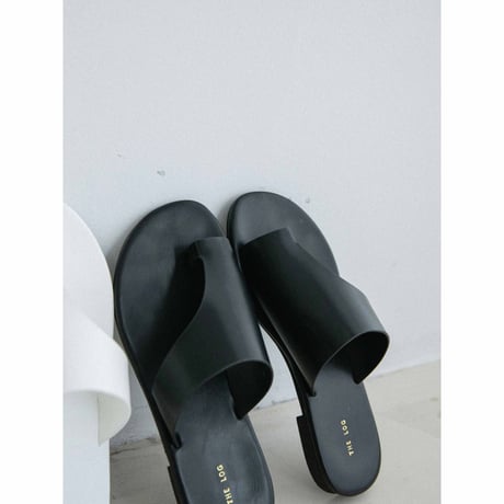《予約販売》fake leather thong sandal/2colors_na0793