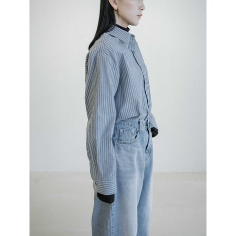 《予約販売》accent stripe shirt/2colors_nb0353