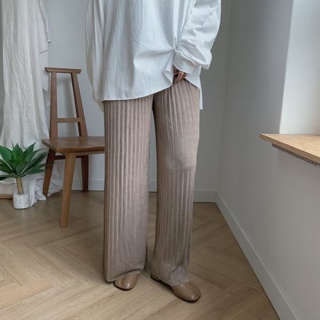 ✳︎予約販売✳︎material lib knit pants/2colors_np0055