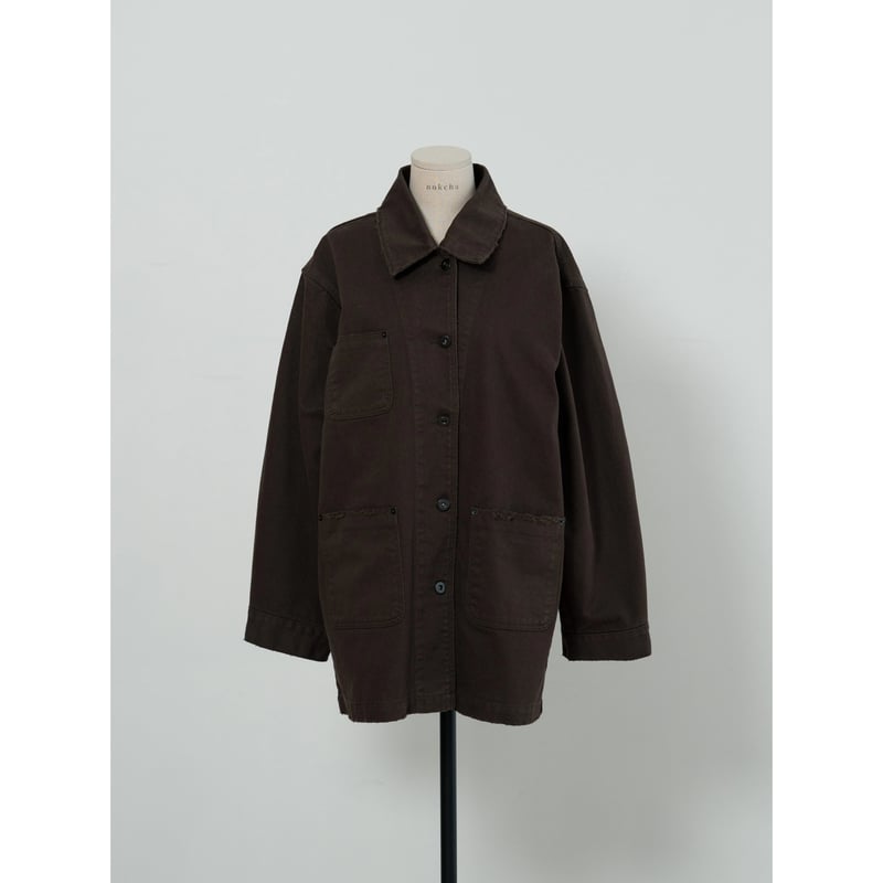NOKCHA original】cotton over jacket/brown_no046