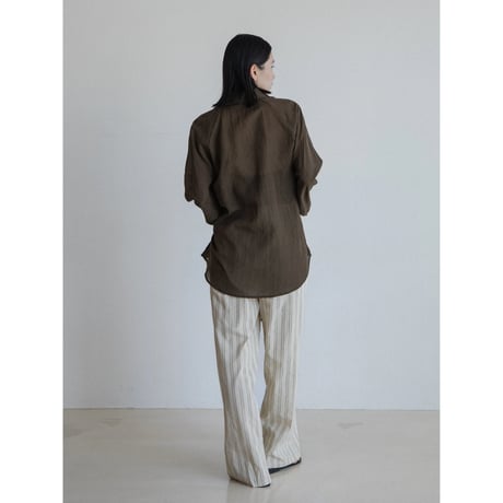 《予約販売》2way raglan sleeve sheer shirt/2colors_nb0319