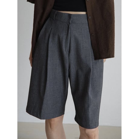 《予約販売》mannish tuck half pants/2colors_np1109