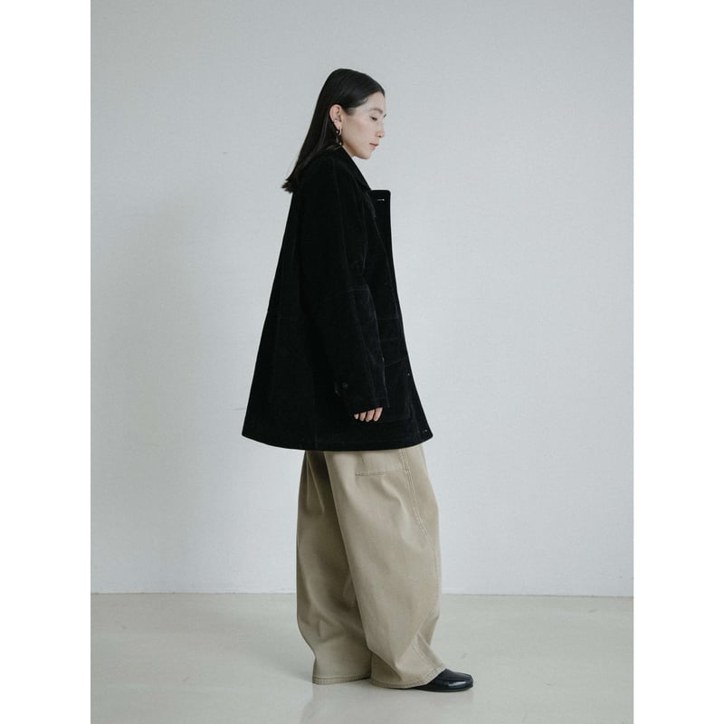 予約販売》quilting linner suède middle jacket/2colo