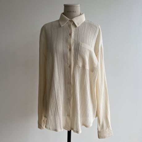 《予約販売》rincl over sheer shirt/2colors_nb0077