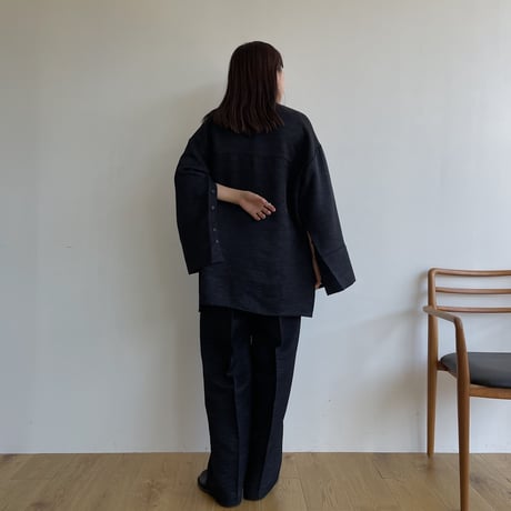 【nokcha original】ennui  zip blouse/2colors_nb0105