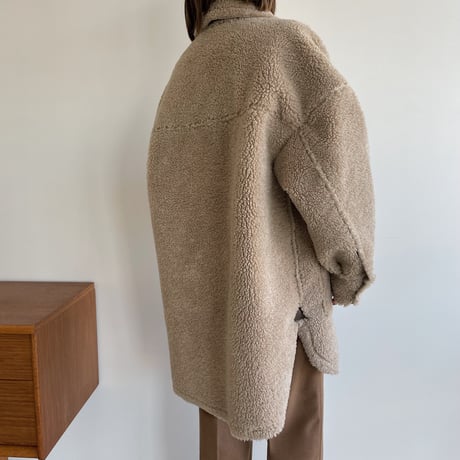 【nokcha original】boa mouton jacket/beige_no0186
