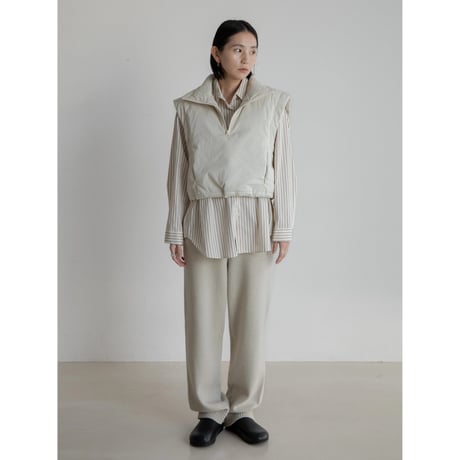 《予約販売》2way mannish down vest/2colors_nt2221