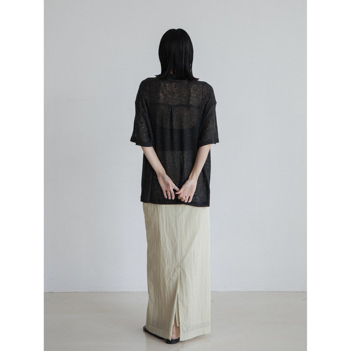 予約販売》washer long skirt/2colors_ns0098 | NOKCHA