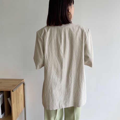 《予約販売》linen ennui jacket/2colors_no0215