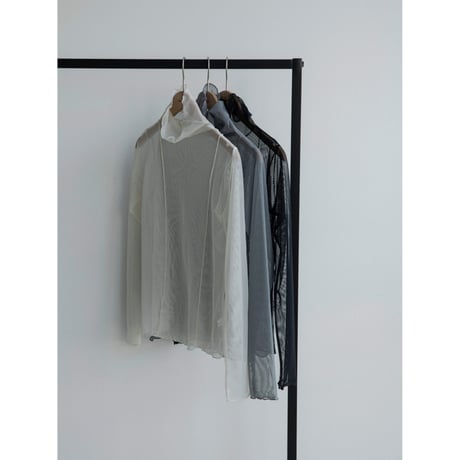 《予約販売》accent hem sheer tops/3colors_nt2243
