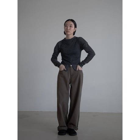 《予約販売》layered mannish tops/2colors_nt2164