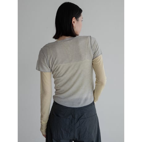 《予約販売》sheer minimal tee/3colors_nt2265