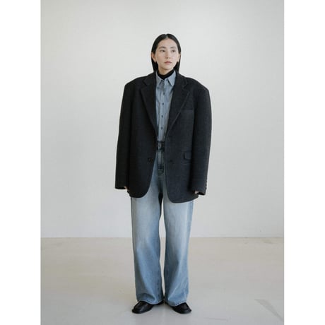 《予約販売》accent stripe shirt/2colors_nb0353