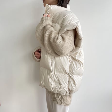 《予約販売》duck down vest/2colors_nt1228