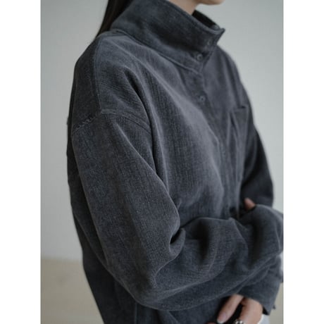 《予約販売》2way velours shirt/2colors_nb0345