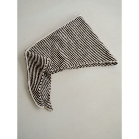 《予約販売》border knit scarf/2colors_na0778