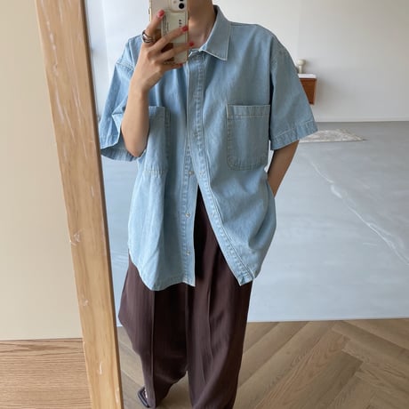 《予約販売》denim  shirt_nt0968
