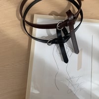 ✳︎予約販売✳︎leather point belt/2colors_na0083