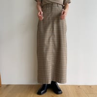 《予約販売》check long skirt/2colors_ns0071