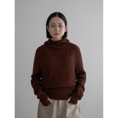 《予約販売》hoodie knit tops/2colors_nt2157