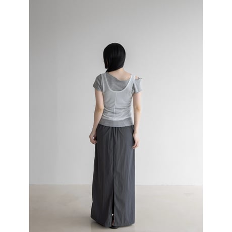 《予約販売》sheer layered tee/3colors_nt2077