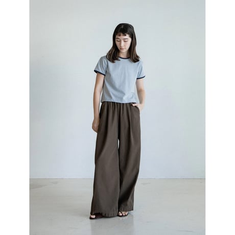 《予約販売》accent border daily minimal tee/2colors_nt2578