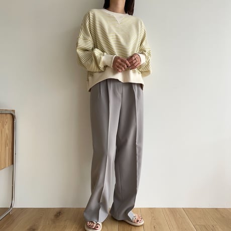 《予約販売》border croped mtm/2colors_nt1323