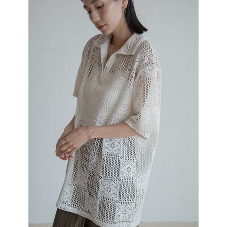《予約販売》crochet over tops/2colors_nt2343