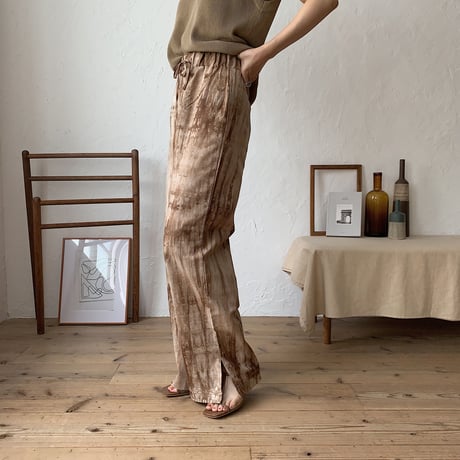 taidai slit pants /2colors_np0207