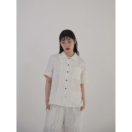 【NOKCHA original】jacquard shirt/3colors_nb0244