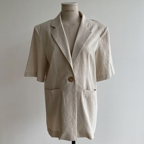《予約販売》linen ennui jacket/2colors_no0215