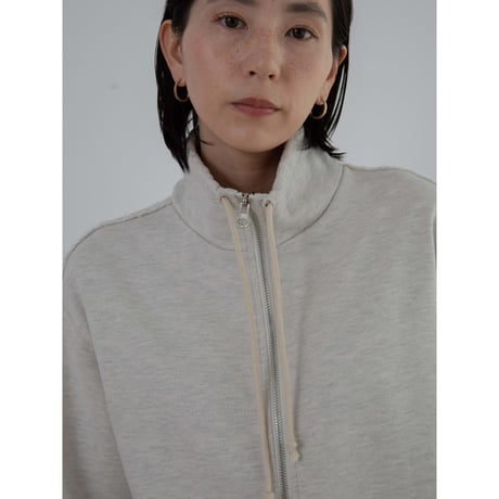 【NOKCHA original】vintage like sweat zip up tops/2colors_nt2237