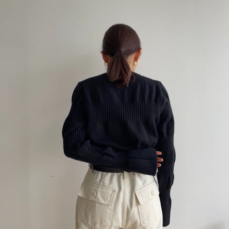 《予約販売》accent minimal knit/3colors_nt1530