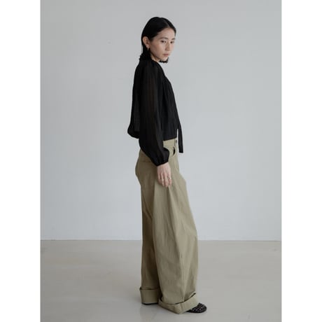 《予約販売》rincl sheer cache-coeur blouse/2colors_nb0296