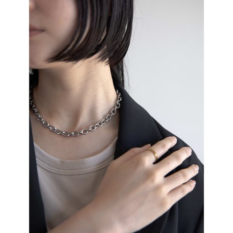 《予約販売》accent chain necklace_na0648