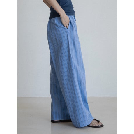 《予約販売》accent stripe mannish pants/2colors_np1135
