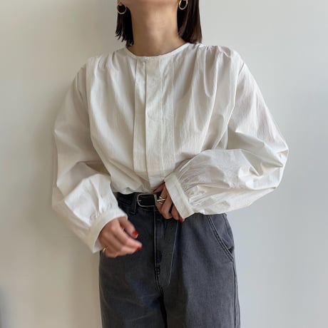 《予約販売》gather tuck blouse/2colors_nt1241
